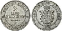 Sachsen 2 Neugroschen Johann 1854 - 1873 -