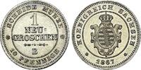 Sachsen Neugroschen Johann 1854 - 1873 -