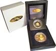 Cook Island / China 10 $ / 10 Yuan Golden Enigma Edition / Panda 2017 - 1 g Au + 30 g Ag -