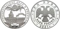 Russland 3 Rubel 2001 Russische Sparkasse - erste Sparkasse in Moskau PP 60,00 EUR  + 8,50 EUR frais d'envoi