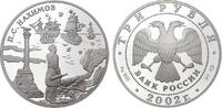 Russland 3 Rubel 2002 Nahimow PP 75,00 EUR  + 8,50 EUR frais d'envoi