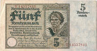 Germany 1 and 2 Marks Germany 5 Marks banknotes 1926 -