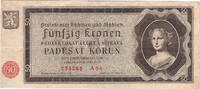 Czechoslovakia 50 Korun Bohemia & Moravia Protectorat 50 Korun 1940 -