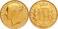 Great Britain Sovereign 1855 Gold Sovereign "Shields", Great Britain -
