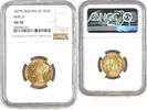 Australia Sovereign 1877-S 1877-S Gold Sovereign 'Shield', Australia, NG... 990,00 EUR  + 10,00 EUR frais d'envoi