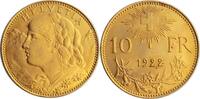Switzerland 10 Franks 1922 1922 Gold 10 Franks, Switzerland, Uncirculate... 568,00 EUR527,00 EUR  + 10,00 EUR frais d'envoi