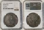 RUSSIA ROUBLE 1721 Silberrubel Russland, Peter der Große, NGC AU Details -