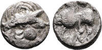 Celtic Drachm 'Kugelwange' Type. -