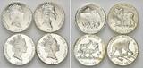 Lot Cook Islands & Benin 10, 50 Dollars, 1000 Francs 1990 & 1999, 16 Stück, FB