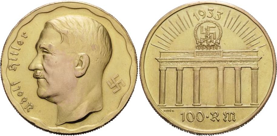 Lot de médailles du 3ème Reich, probablement en grande p…
