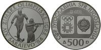 Jugoslawien, 500 Dinar Olympiade Sarajevo 1984 - Biathlon, -