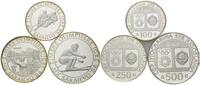 Jugoslawien, 850 Dinar (3 Münzen) Olympiade Sarajevo 1984, -