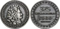 Hamburg, Medaille 352 Jahre Wilhelmsburg - Georg Wilhelm von Braunschweig-Lüneburg, -