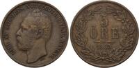 Schweden, 5 Öre Karl XV., 1859-1872, -