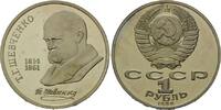 Russland, Rubel 175. Geburtstag von T.Schevchenko, -