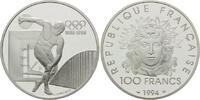 Frankreich, 100 Francs 100 Jahre Olympia - Diskuswerfer, -