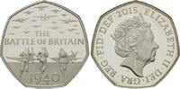 Großbritannien, 50 Pence The Battle of Britain, 75. Jahrestag der Luftschlacht um England, -
