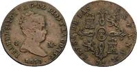 Spanien, 4 Maravedis Isabella II., 1833-1868, -