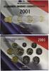 Frankreich, 1 Centime - 20 Francs Kursmünzensatz: Brillant Universel, -