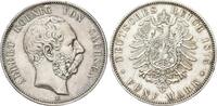 Sachsen, 5 Mark Albert, 1873-1902, -