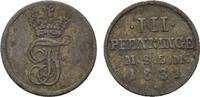 Mecklenburg-Schwerin, III Pfennig Friedrich Franz I., 1785-1837, -