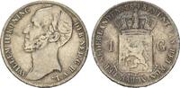 Niederlande, 1 Gulden William II., -