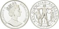 Gibraltar, 1 Crown Zur Olympiade 1992 - Speerwerfer, -