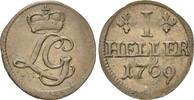 Schwarzburg-Rudolstadt, Heller 1769, Saalfeld, Ludwig Günther IV., 1767-1790, TTB-SUP