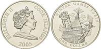 Cook-Inseln 1 Dollar Zur Winterolympiade in Turin, -