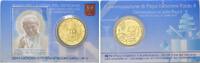 Vatikan, 50 Cent coincard + 85 Cent Briefmarke Heiligsprechung Papst Johannes Paul II., -