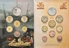 Niederlande, 3,88 Kursmünzensatz + Medaille 400 Jahre VOC - Die Handelsware der VOC, -