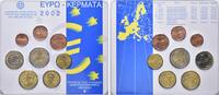 Griechenland, 3,88 Euro 2002, Kursmünzensatz, SPL.