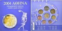 Griechenland, 3,88 Euro Kursmünzensatz, Olympische Spiele Athen, -