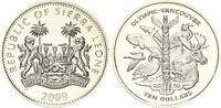 Sierra Leone, 10 Dollar Zur Olympiade in Vancouver 2010, -