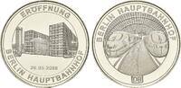 Deutschland, Medaille 2006, Er&ouml;ffnung des Berliner Hauptbahnhofes, PP 19,00 EUR  + 9,90 EUR frais d'envoi