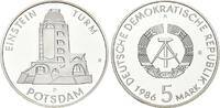 DDR, 5 Mark 1986, Einsteinturm in Potsdam, Nachpr&auml;gung/Copy, versilbert,... 19,00 EUR  + 9,90 EUR frais d'envoi