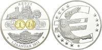 Estland, Medaille 2011, Zur Euro-Einf&uuml;hrung, versilbert, PP 19,00 EUR  + 9,90 EUR frais d'envoi