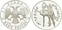 Russland, 3 Rubel 1995, Russisches Ballett - Dornr&ouml;schen, PP 89,00 EUR  + 9,90 EUR frais d'envoi