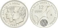 Spanien, 12 Euro 2002, EU-Pr&auml;sidentschaft, f.st 47,00 EUR  + 9,90 EUR frais d'envoi