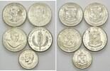 Philippinen, 4,5 Pesos 1961-1967, 4 St&uuml;ck, teilweise PP, vz 290,00 EUR  + 9,90 EUR frais d'envoi