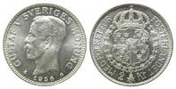 Schweden, 2 Kronen Gustaf V., 1907-1950, -