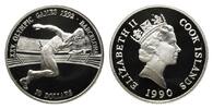 Cook Islands, 10 Dollars Olympische Spiele in Barcelona 1992 - 100-Meter-Lauf, -