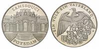 Deutschland, Neusilber-Medaille Schloss Sanssouci in Potsdam, -