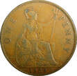 United Kingdom 1 Penny Great Britain George V Bronze 1929  KM# 838 (23 336) Uncertified