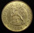 50 Pennia Finland Aluminum-Bronze 1964 S  UNC/BU Toned KM# 48 (24 111) SPL