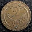 2 Heller Austria Franz Joseph I Bronze 1903  UNC KM# 2801 (23 953) SPL