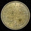 United Kingdom 6 Pence GREAT BRITAIN Elizabeth II 1953  1 Year Type UNC Toned KM# 889 (26 792) SPL