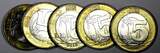 5 Lei MOLDOVA 2018  24.4 mm Bimetallic KM# 155 GEM UNC/BU RANDOM PICK (1 Coin) SPL