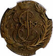 Russian Federation  RUSSIA 1795 Polushka 1/4 NGC VF30 BN KEY DATE Bit-882(R2) C55.2 RARE (092)