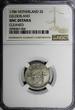 2 Stuivers Netherlands GELDERLAND Silver 1786  NGC UNC DETAILS KM# 107 (006) NGC SPL DETAILS KM